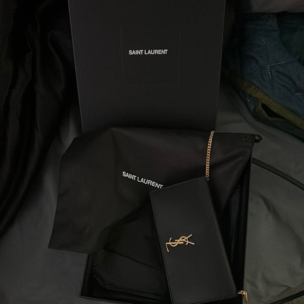 Saint Laurent Cassandre phone holder